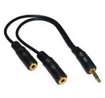 ADAPTATEUR JACK CASQUE + MIC FEMELLE -> JACK MOBILE MAL  